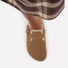 Men's Boston Shearling Suede Leather - Dark Tea