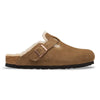 Men's Boston Shearling Suede Leather - Dark Tea