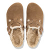 Men's Boston Shearling Suede Leather - Dark Tea