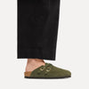 Blair Suede Leather - Thyme (Narrow)