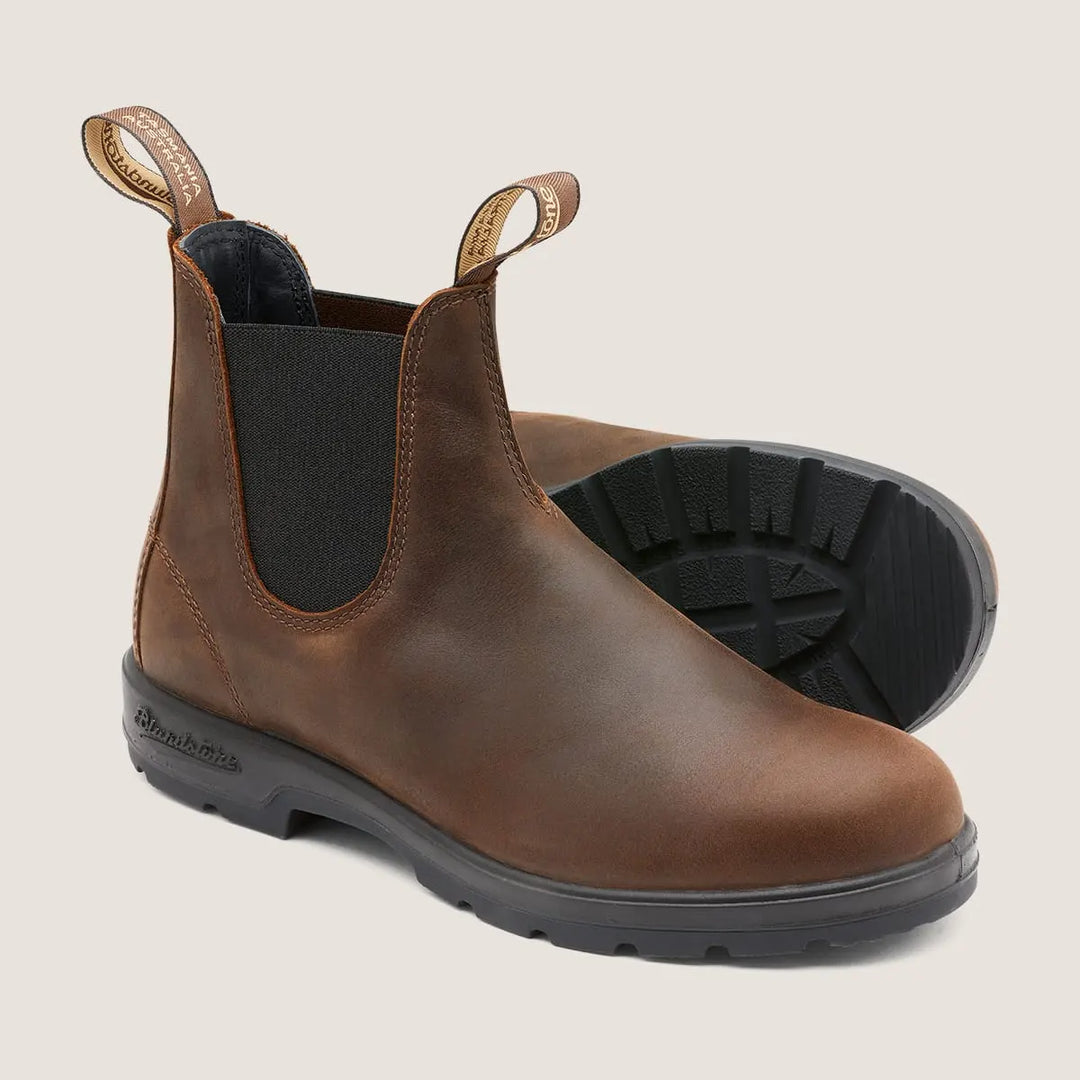 Antique brown blundstone on sale