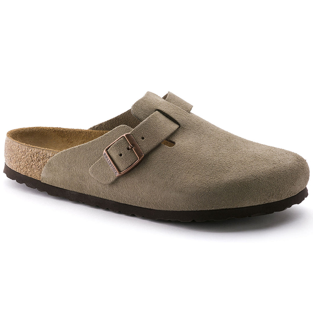Boston SFB Suede Leather - Taupe – The Woolly Mammoth